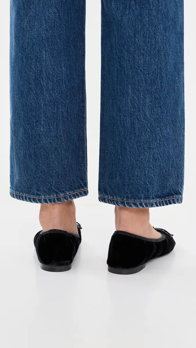 Stuart Weitzman Nia Velvet Ballet Flats | Thumbnail 5