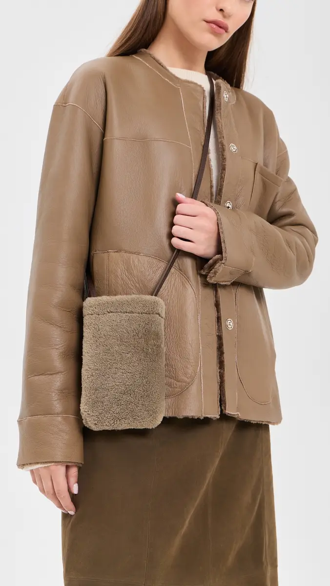 Jenni Kayne Yves Shearling Pouch | Thumbnail 3 Jenni Kayne Yves Shearling Pouch | Thumbnail 3
