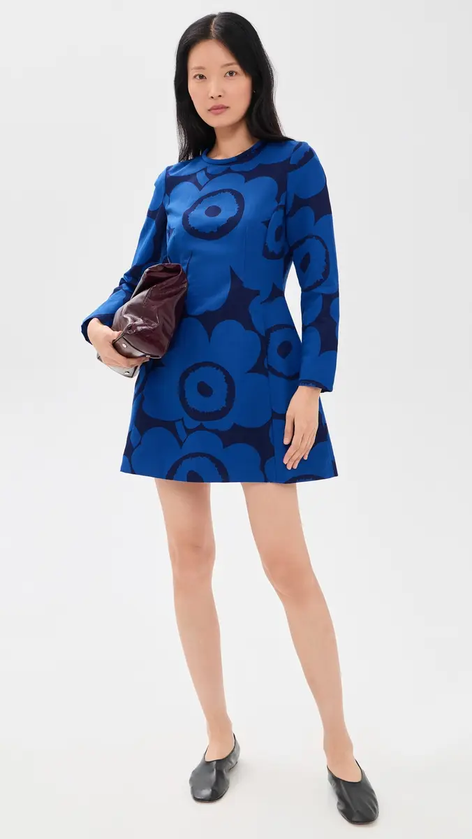 Marimekko Melkein Unikko Dress | Thumbnail 5