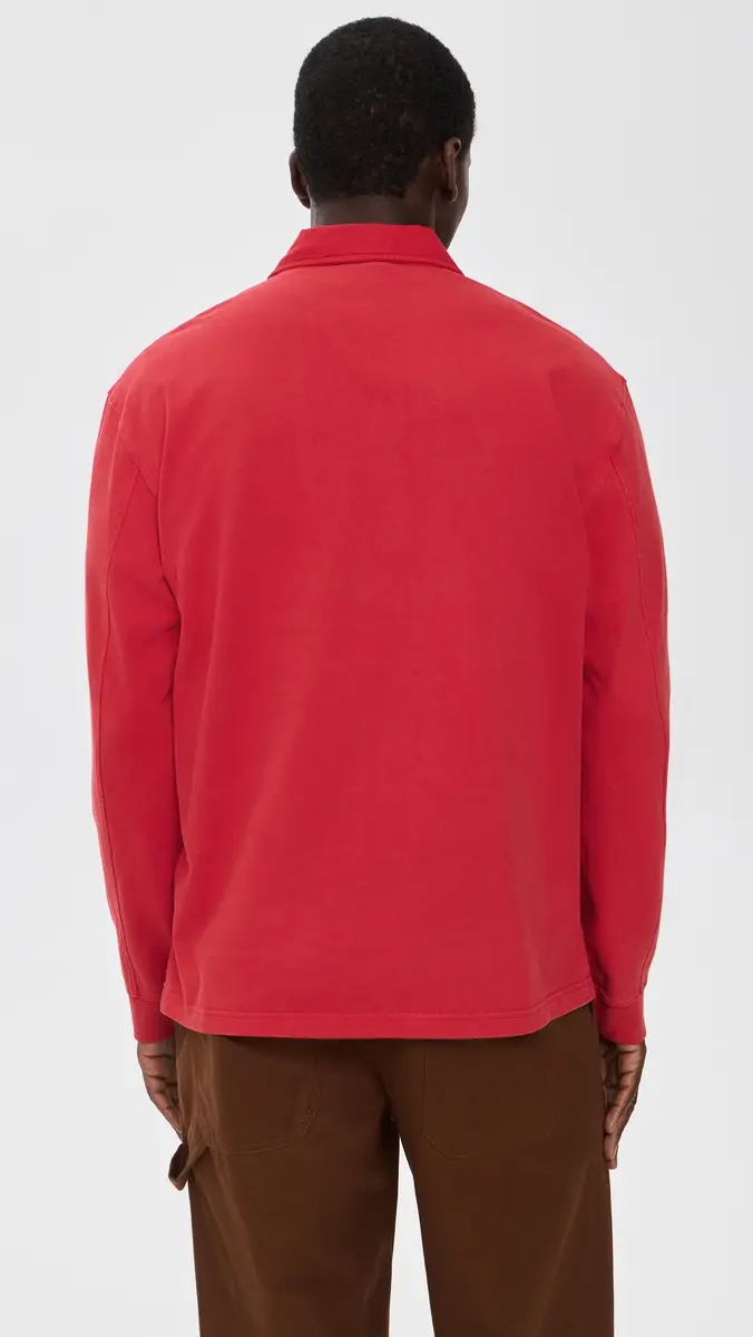 Alex Mill Garment Dyed Rugby Shirt | Thumbnail 3