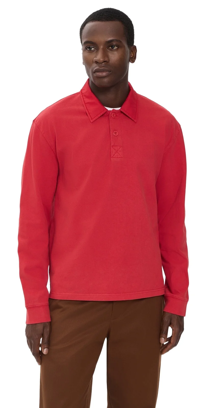 Garment Dyed Rugby Shirt Garment Dyed Rugby Shirt