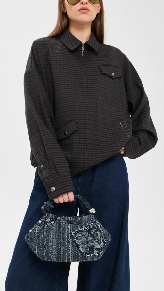 Ganni Bou Small Denim Bag | Thumbnail 3