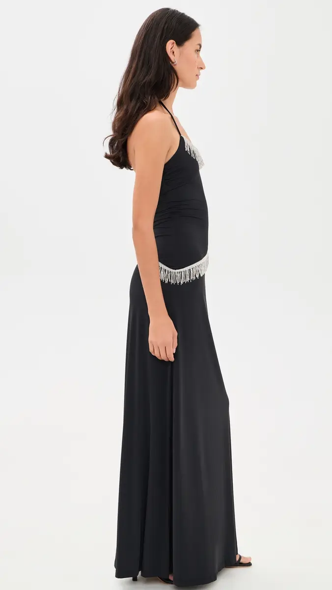 Runaway The Label Manon Halter Beaded Maxi Dress | Thumbnail 4 Runaway The Label Manon Halter Beaded Maxi Dress | Thumbnail 4