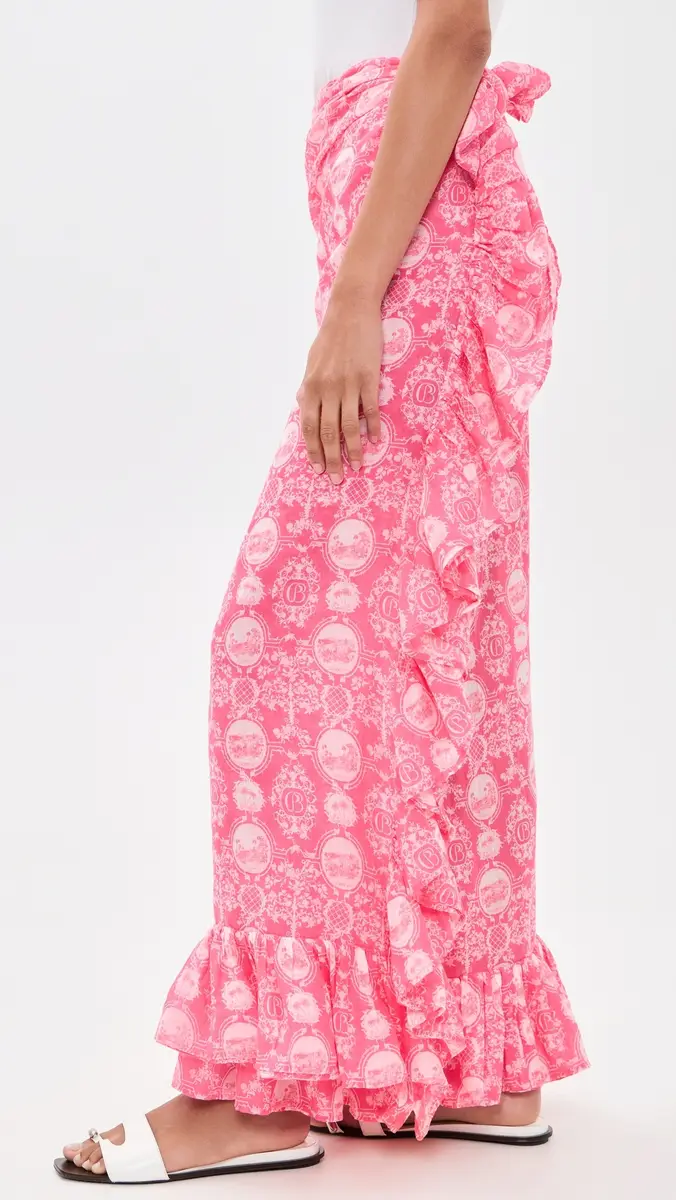 Coniglio Palm Beach Ruffle Power Coverup Pareo | Thumbnail 4 Coniglio Palm Beach Ruffle Power Coverup Pareo | Thumbnail 4