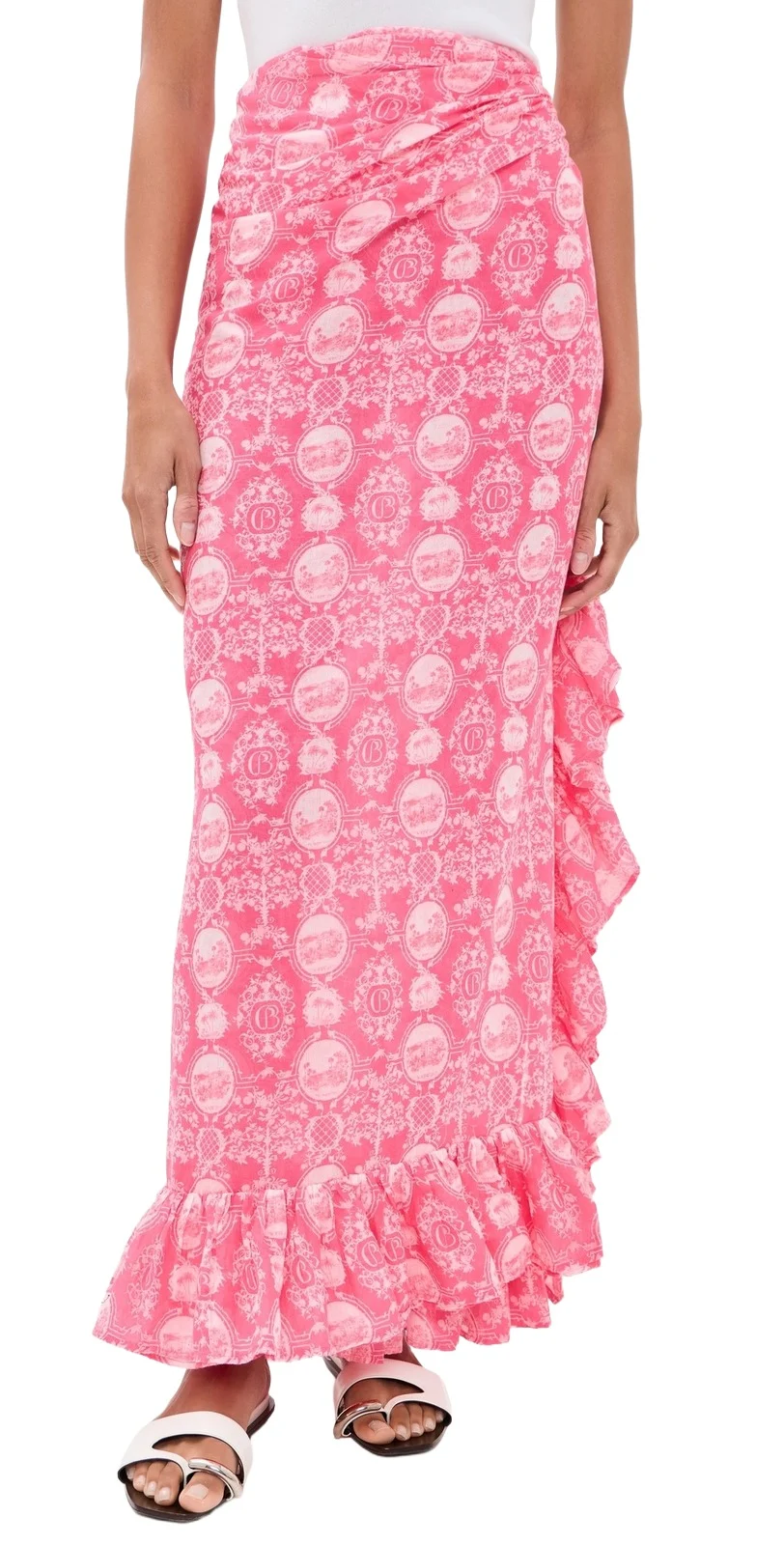 Ruffle Power Coverup Pareo