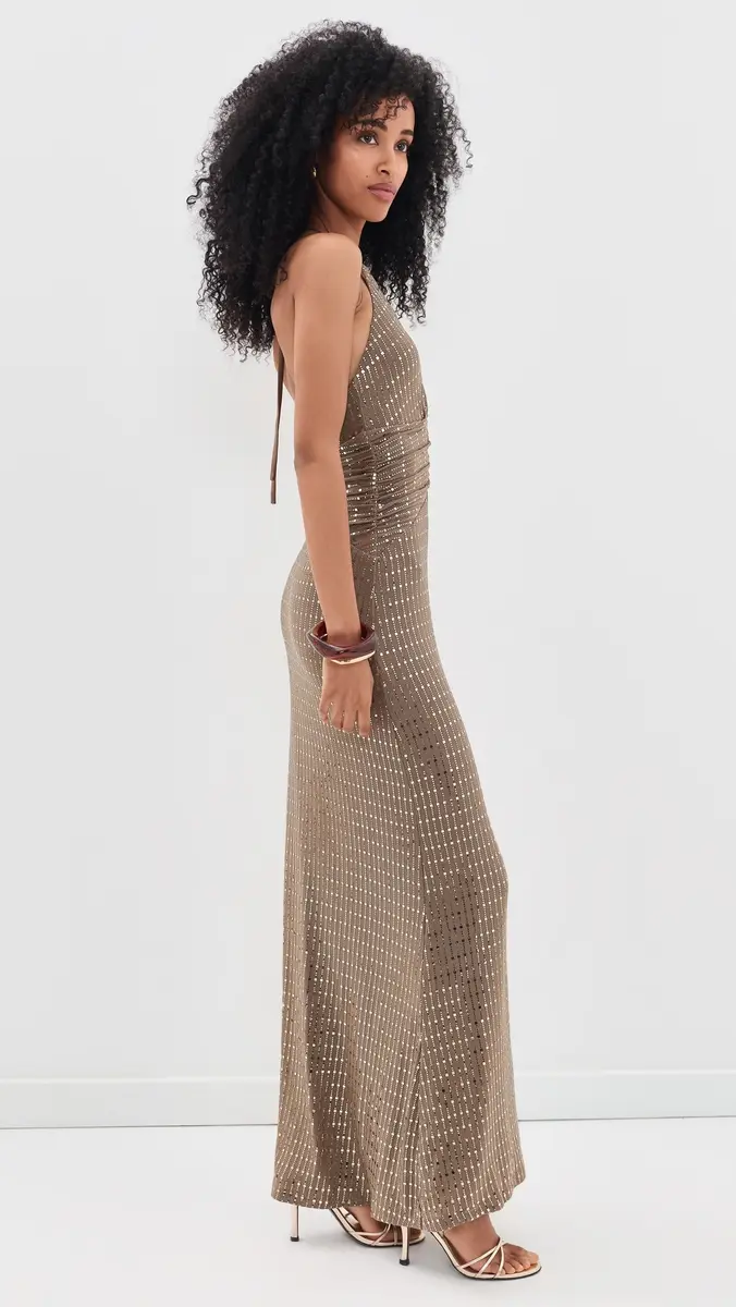 Runaway The Label Nara Deep V-Neck Maxi Dress | Thumbnail 4 Runaway The Label Nara Deep V-Neck Maxi Dress | Thumbnail 4