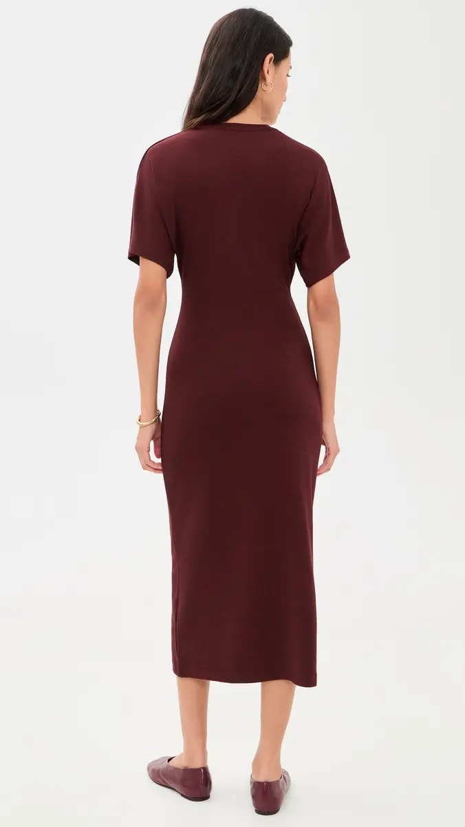Vince Ruched Side Knit Dress | Thumbnail 3