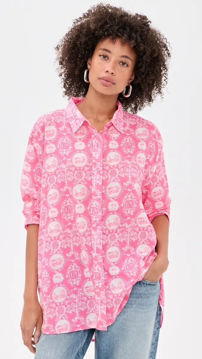 Coniglio Palm Beach Classic Button Down Shirt | Thumbnail 2 Coniglio Palm Beach Classic Button Down Shirt | Thumbnail 2