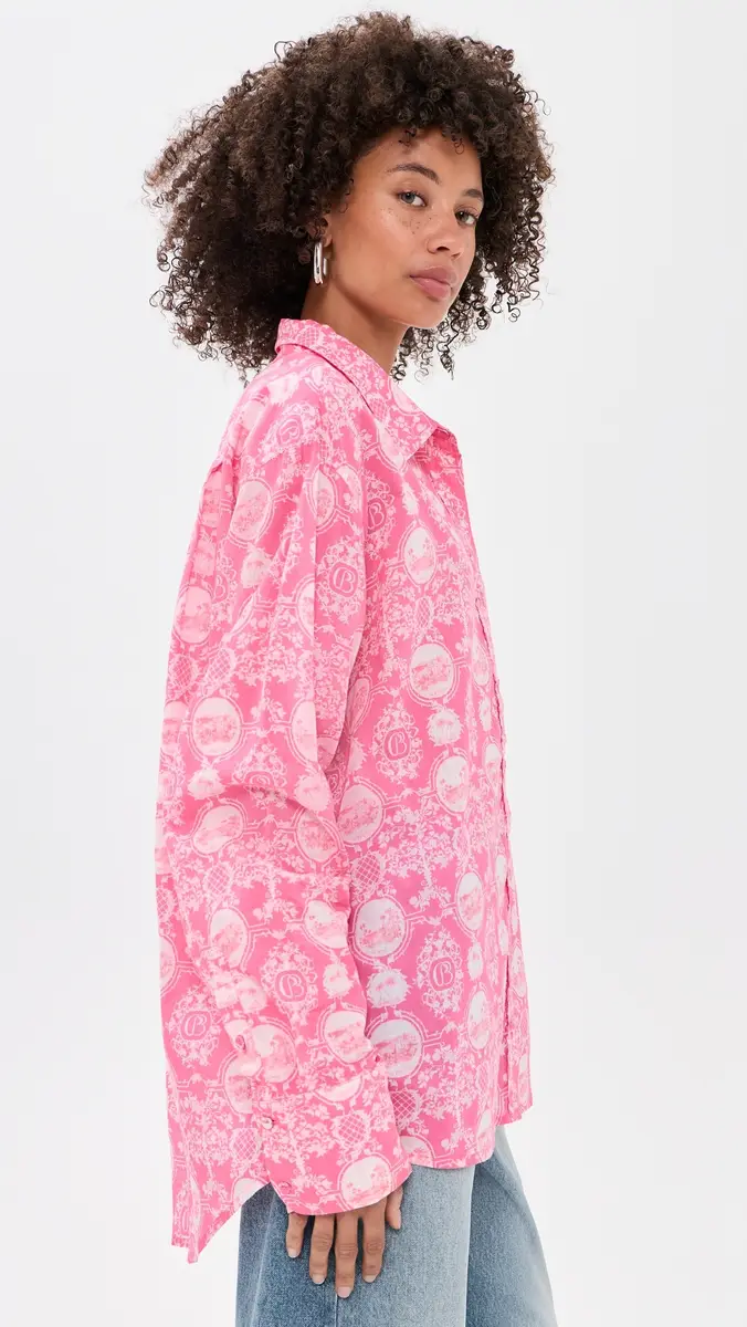 Coniglio Palm Beach Classic Button Down Shirt | Thumbnail 4 Coniglio Palm Beach Classic Button Down Shirt | Thumbnail 4