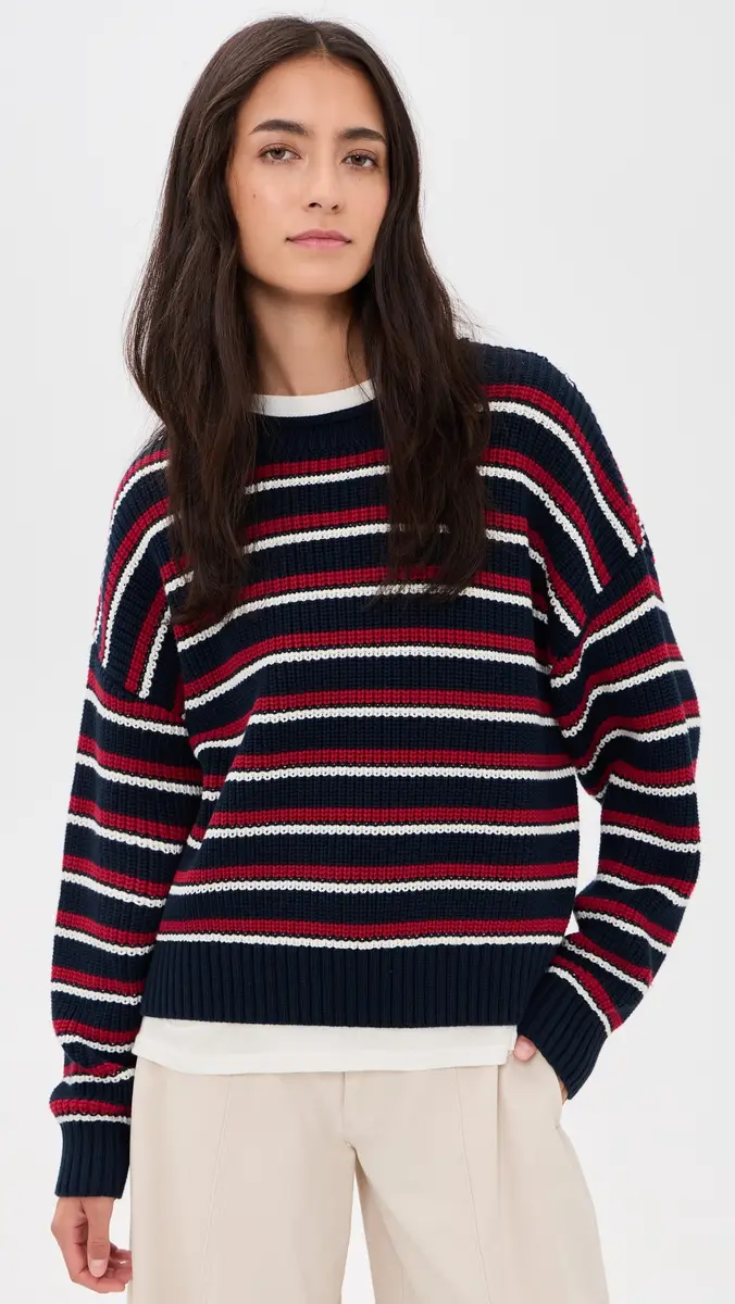 Denimist Oversized Rolled Neck Striped Sweater | Thumbnail 2 Denimist Oversized Rolled Neck Striped Sweater | Thumbnail 2