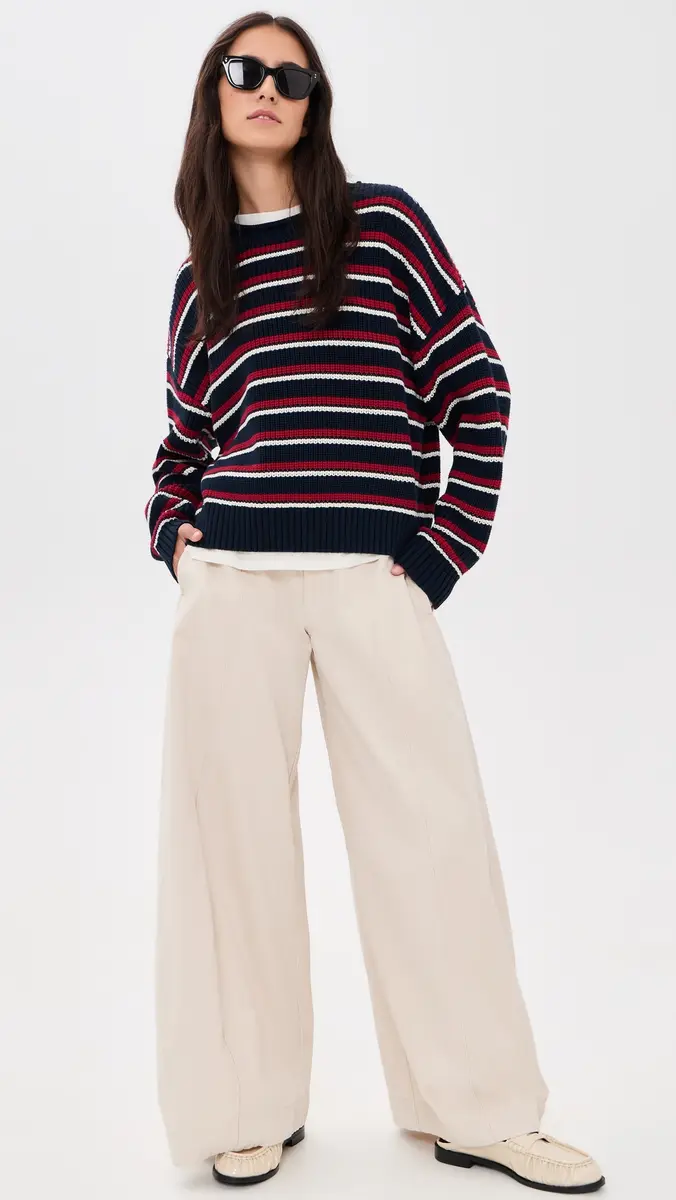 Denimist Oversized Rolled Neck Striped Sweater | Thumbnail 5 Denimist Oversized Rolled Neck Striped Sweater | Thumbnail 5