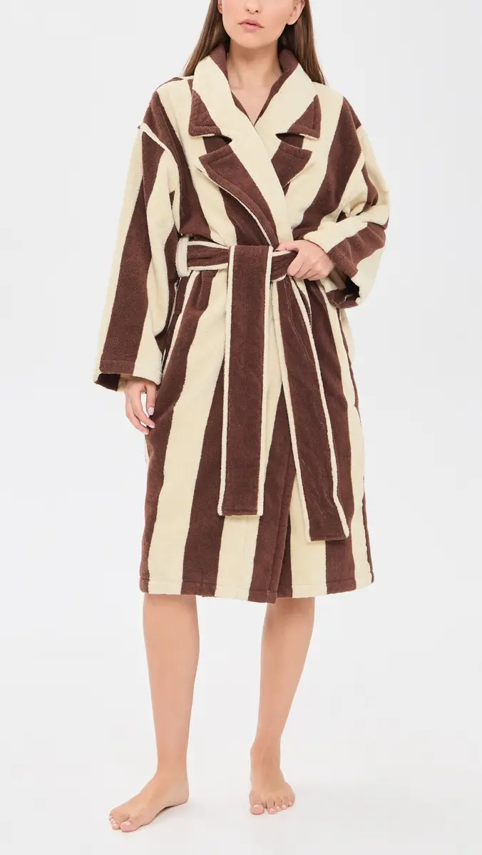 Hommey Stripe Robe | Thumbnail 5