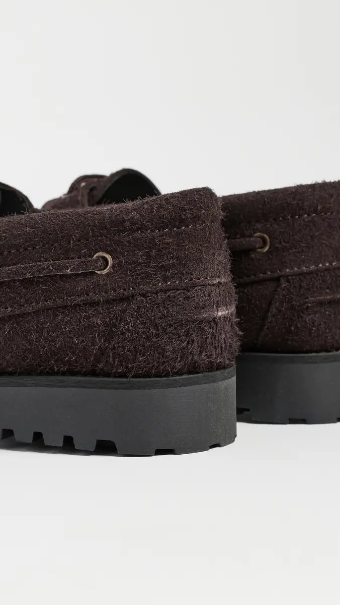Les Deux Hairy Suede Boatshoes | Thumbnail 3