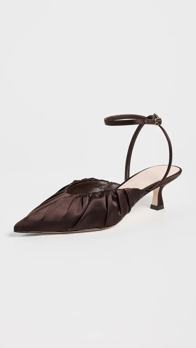 Loeffler Randall Rio Smocked Kitten Heels | Thumbnail 2 Loeffler Randall Rio Smocked Kitten Heels | Thumbnail 2