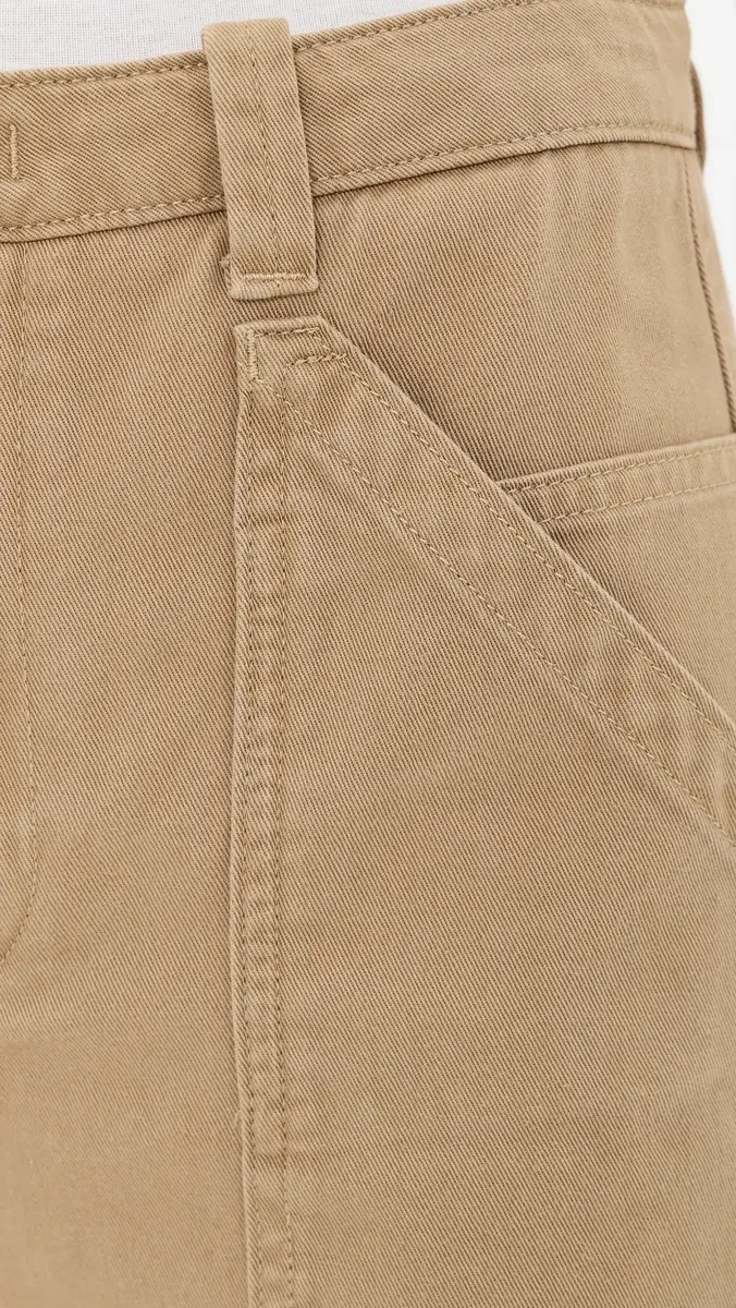 Vince Mid Rise Washed Cotton Utility Pants | Thumbnail 6