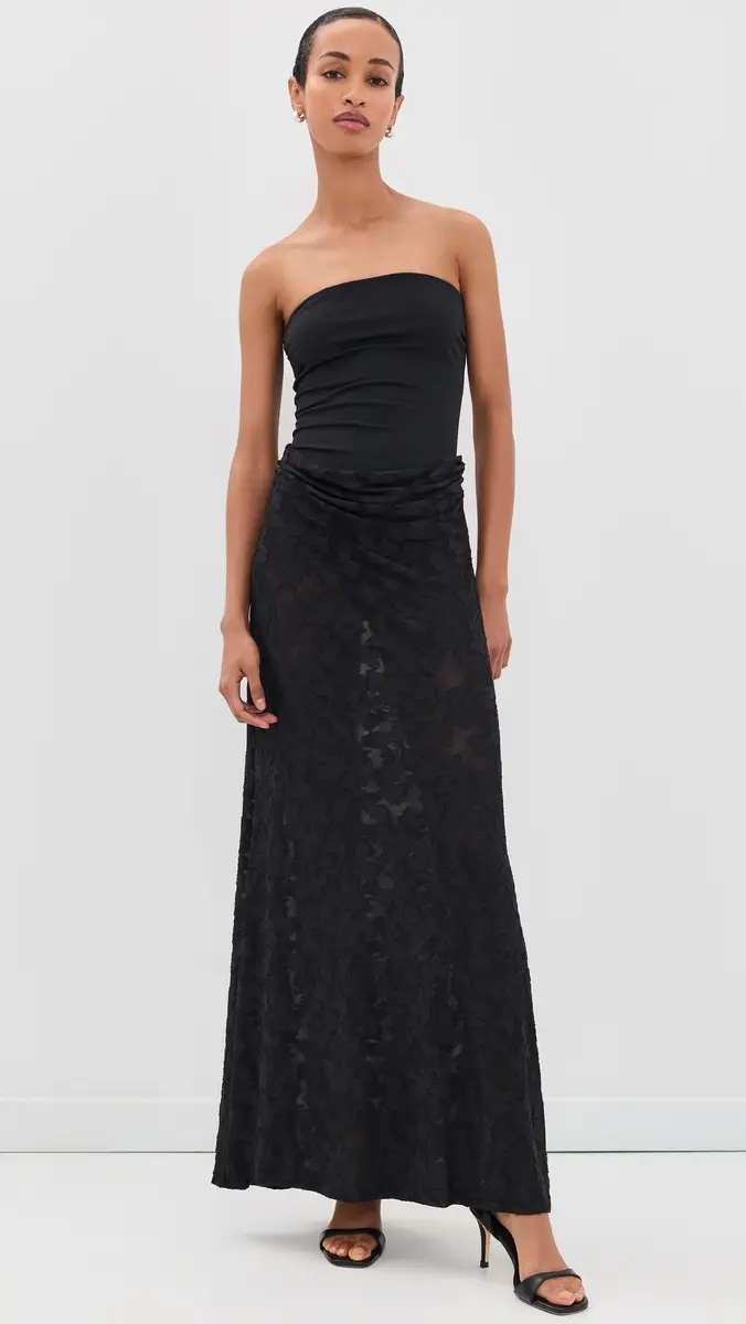 Runaway The Label Lakita Strapless Lace Maxi Dress | Thumbnail 2