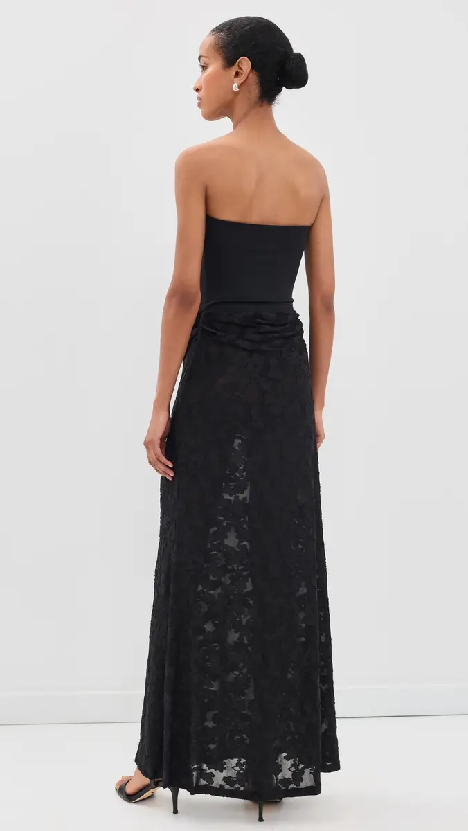 Runaway The Label Lakita Strapless Lace Maxi Dress | Thumbnail 3