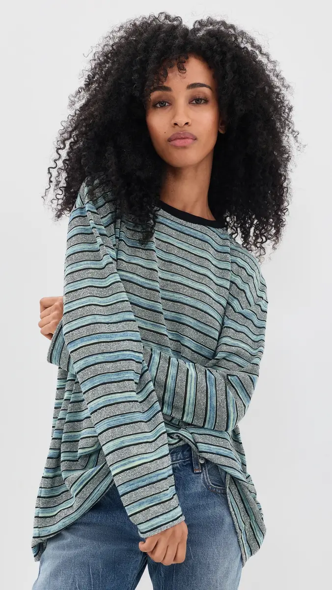 VRG GRL Willow Stripe Long Sleeve Tee | Thumbnail 2 VRG GRL Willow Stripe Long Sleeve Tee | Thumbnail 2