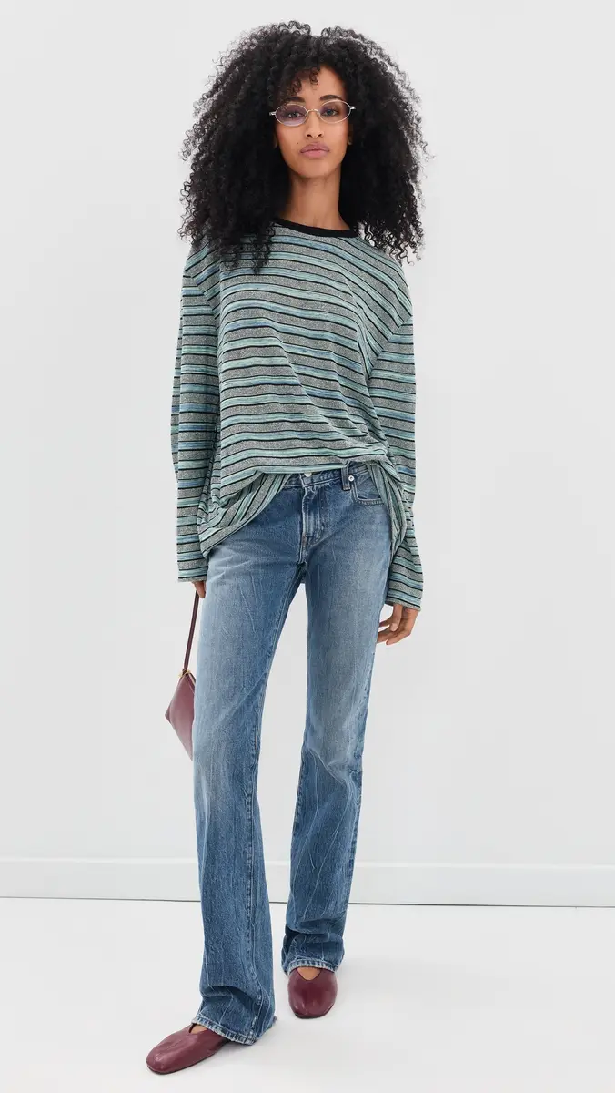 VRG GRL Willow Stripe Long Sleeve Tee | Thumbnail 5 VRG GRL Willow Stripe Long Sleeve Tee | Thumbnail 5