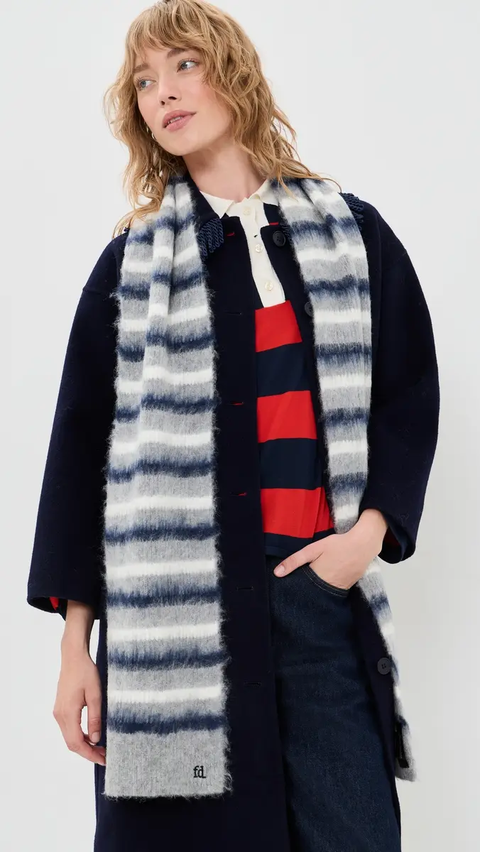 Favorite Daughter The Striped Knit Scarf | Thumbnail 3 Favorite Daughter The Striped Knit Scarf | Thumbnail 3