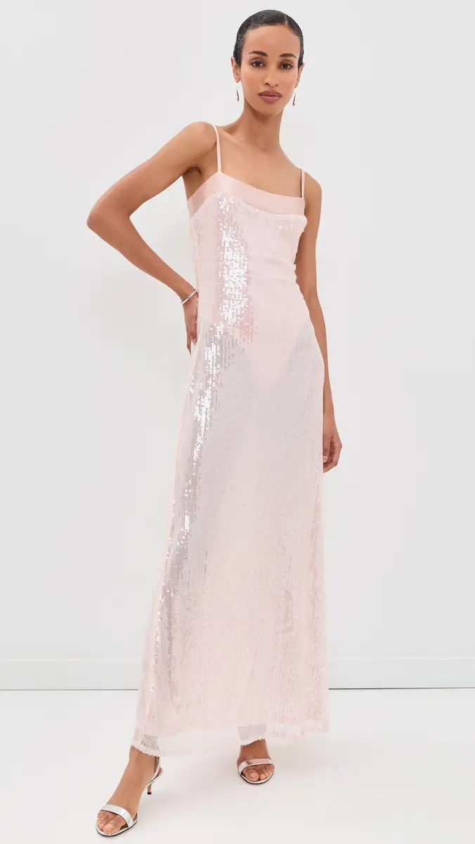Runaway The Label Illiana Sequin Bodysuit Maxi Dress | Thumbnail 2
