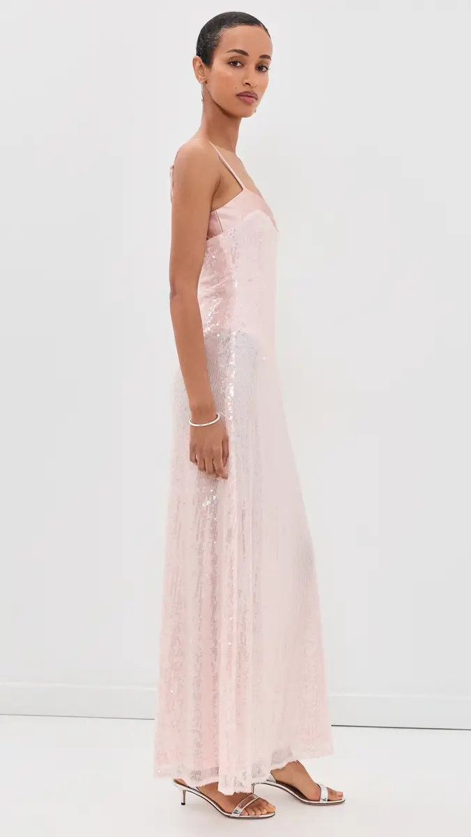Runaway The Label Illiana Sequin Bodysuit Maxi Dress | Thumbnail 4