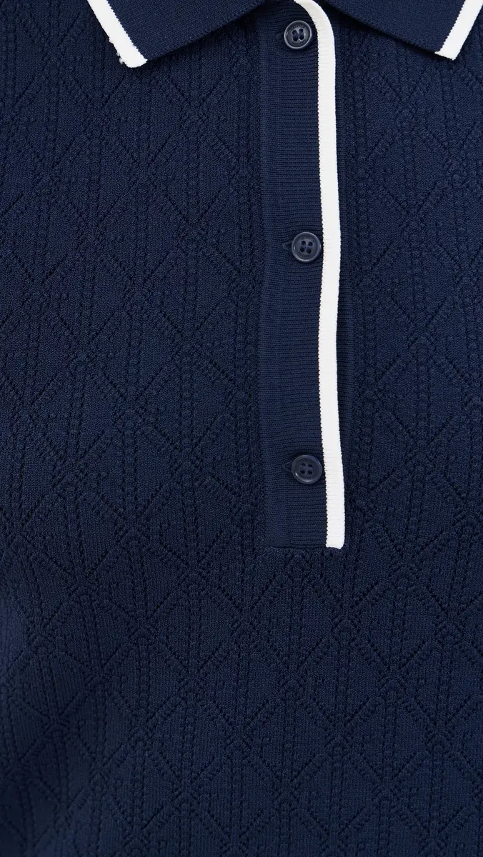 Greyson Pointelle Sleeveless Polo Top | Thumbnail 6 Greyson Pointelle Sleeveless Polo Top | Thumbnail 6