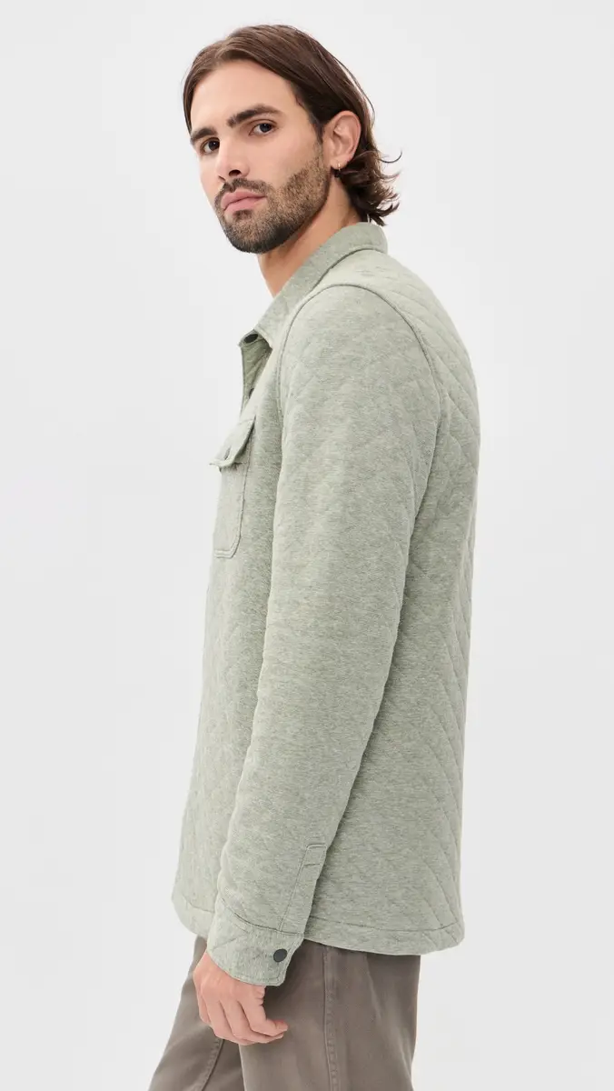Faherty Epic Quilted Fleece Shacket | Thumbnail 4 Faherty Epic Quilted Fleece Shacket | Thumbnail 4
