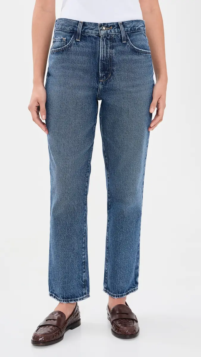Favorite Daughter The Dot Mid Straight Ankle Jeans | Thumbnail 2 Favorite Daughter The Dot Mid Straight Ankle Jeans | Thumbnail 2