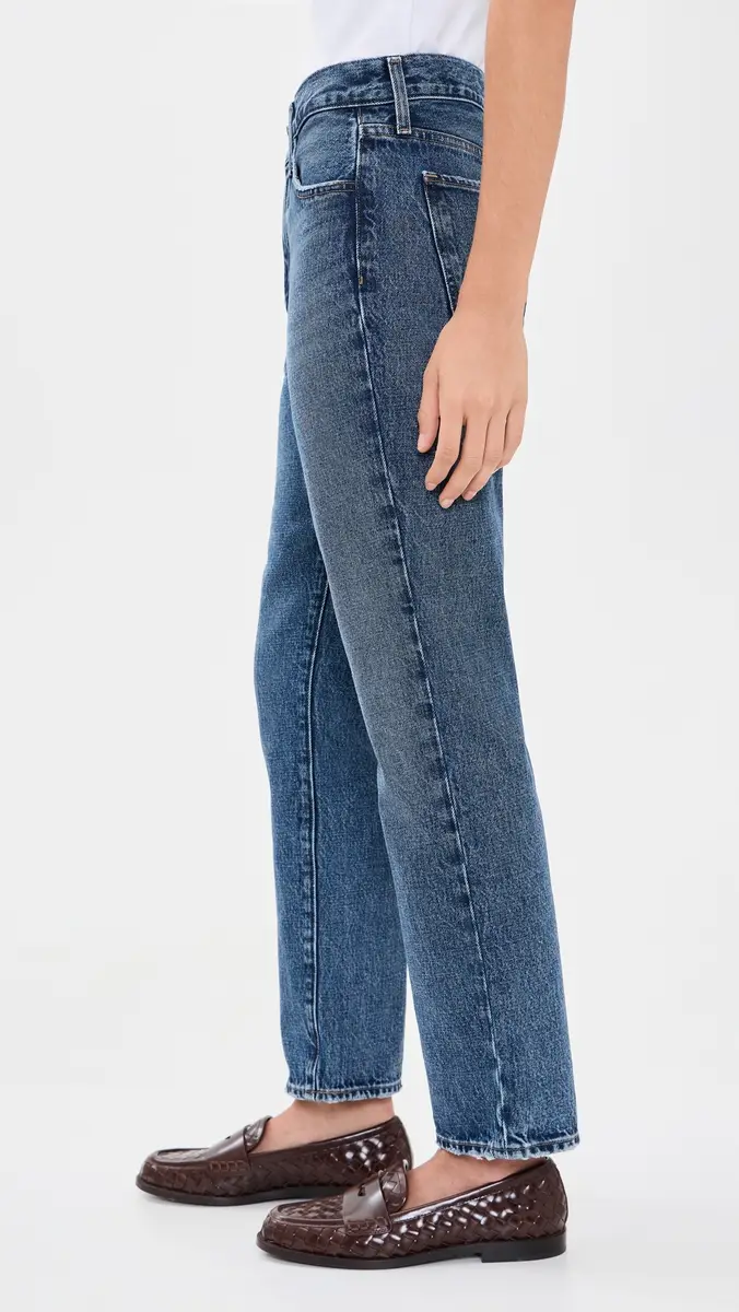 Favorite Daughter The Dot Mid Straight Ankle Jeans | Thumbnail 4 Favorite Daughter The Dot Mid Straight Ankle Jeans | Thumbnail 4