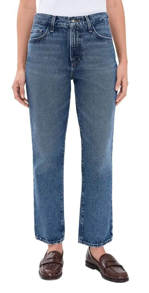 The Dot Mid Straight Ankle Jeans