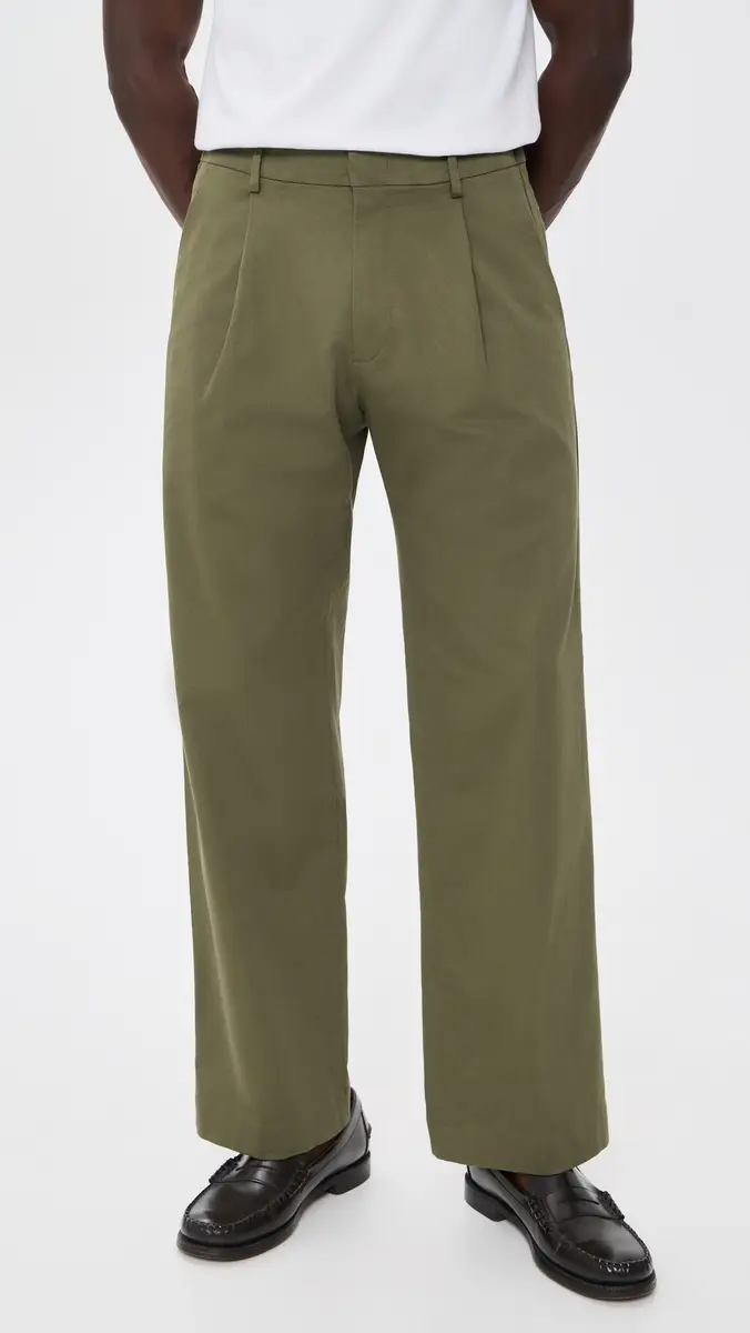 NN07 Kaye Cotton Relaxed Pleated Trousers | Thumbnail 2