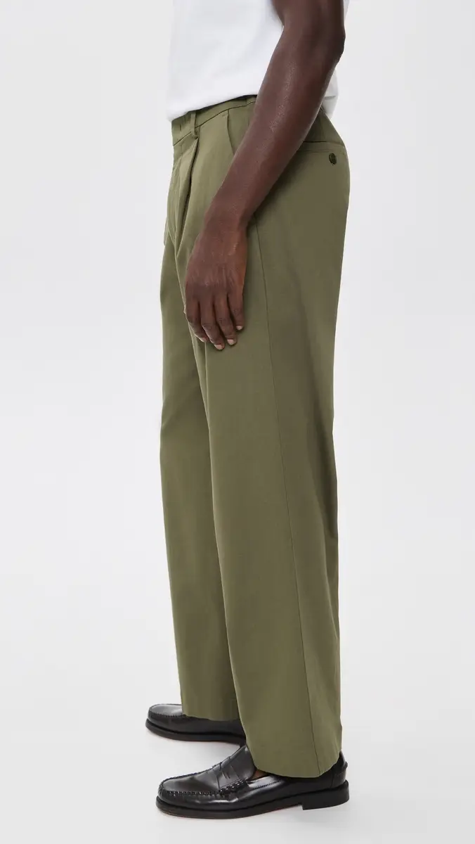 NN07 Kaye Cotton Relaxed Pleated Trousers | Thumbnail 4