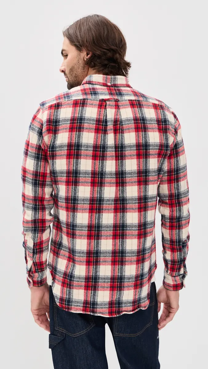 Gitman Vintage Brushed Winter Madras Shirt | Thumbnail 3 Gitman Vintage Brushed Winter Madras Shirt | Thumbnail 3