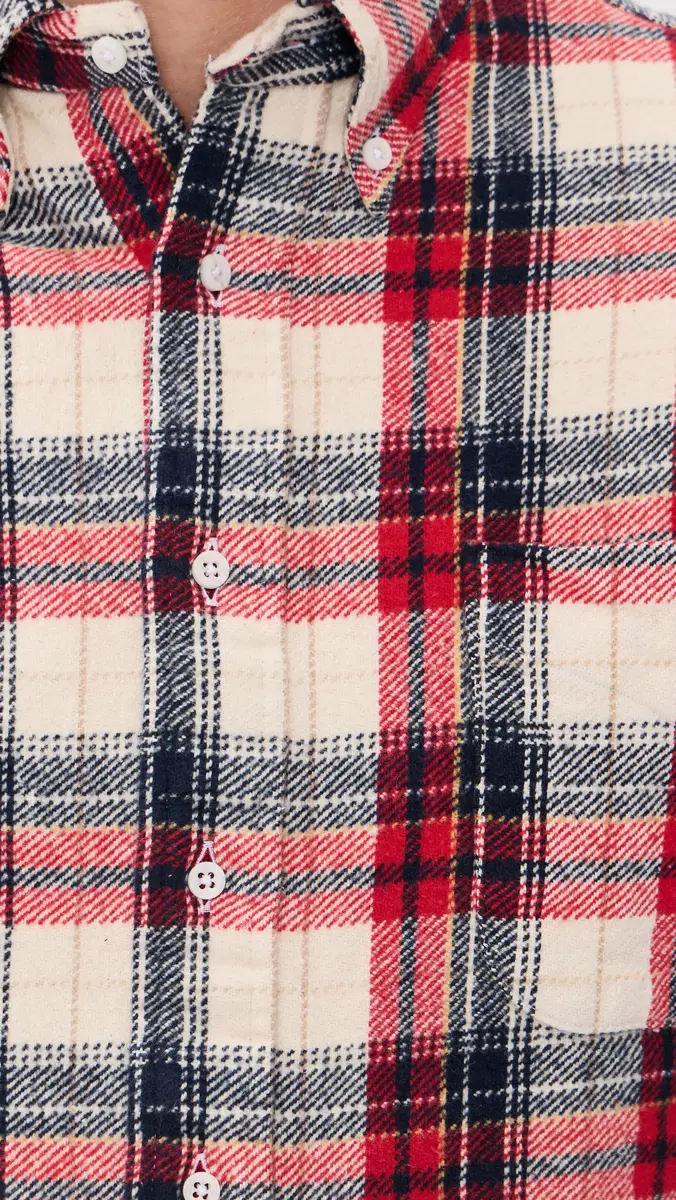 Gitman Vintage Brushed Winter Madras Shirt | Thumbnail 6 Gitman Vintage Brushed Winter Madras Shirt | Thumbnail 6