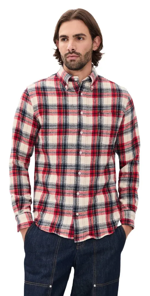 Gitman Vintage Brushed Winter Madras Shirt