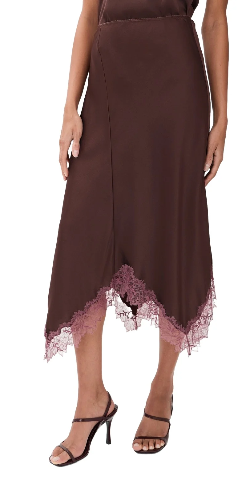 Sablyn Keri Paneled Bias Silk Skirt