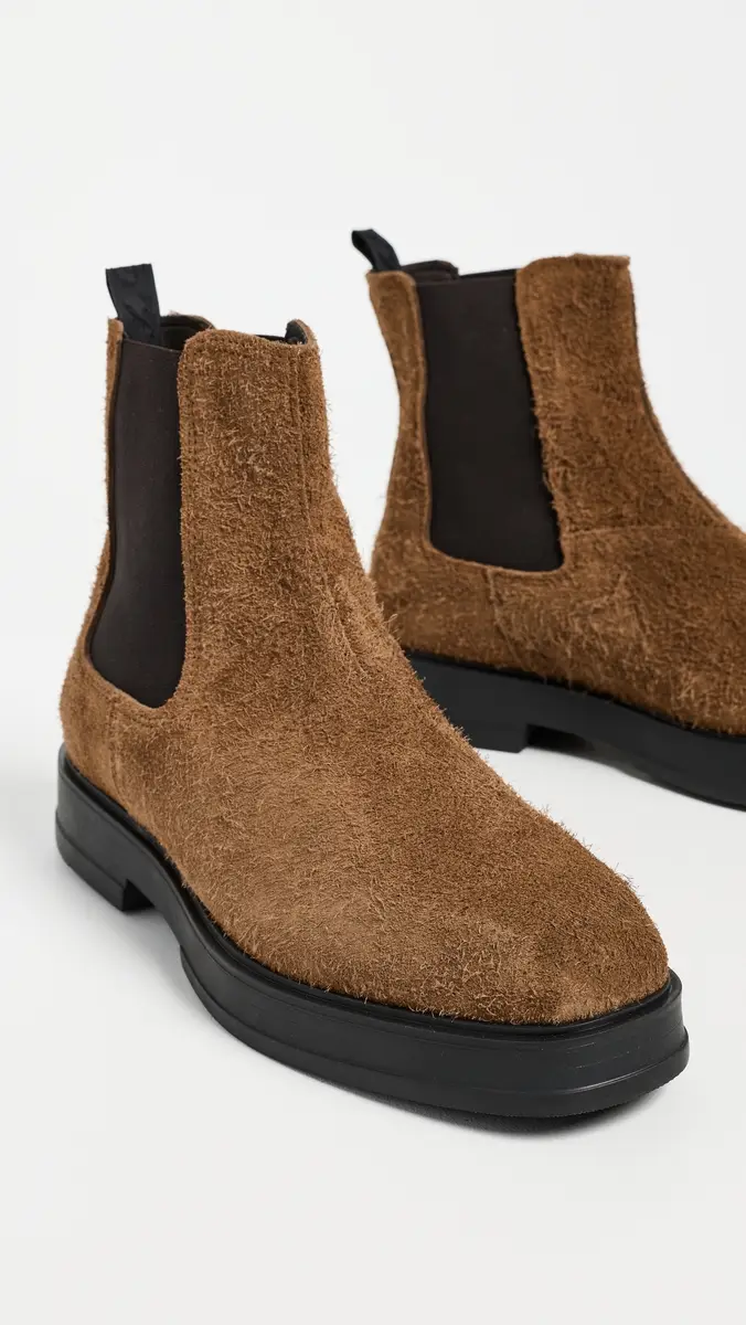 Les Deux Hairy Suede Chelsea Boots | Thumbnail 4