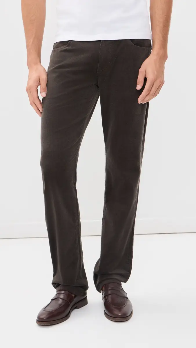 PAIGE Federal Midnight Brown Corduroy Pants | Thumbnail 2 PAIGE Federal Midnight Brown Corduroy Pants | Thumbnail 2