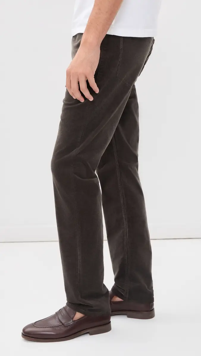 PAIGE Federal Midnight Brown Corduroy Pants | Thumbnail 4 PAIGE Federal Midnight Brown Corduroy Pants | Thumbnail 4