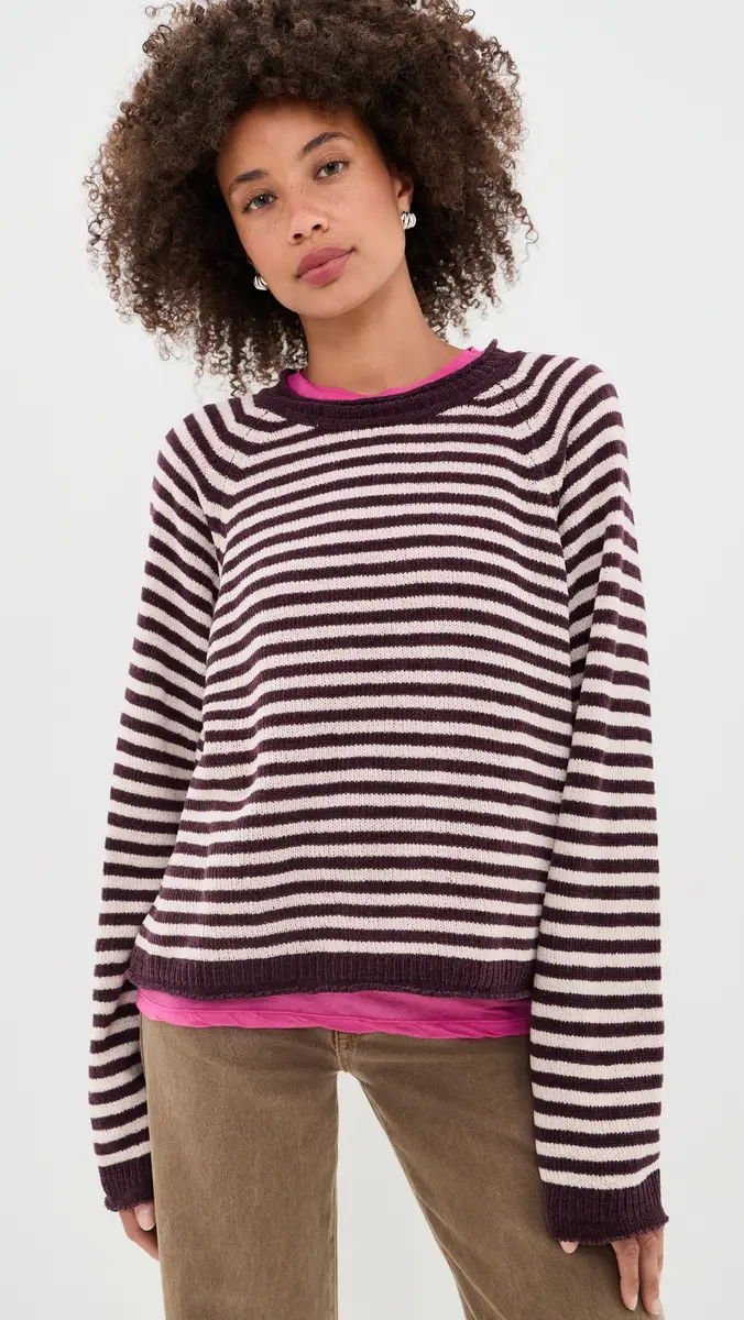 American Vintage Round Neck Long Sleeves Sweater | Thumbnail 2
