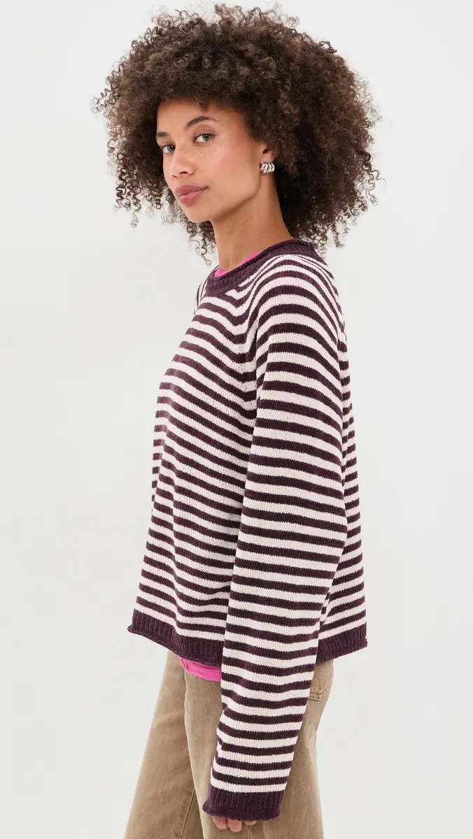 American Vintage Round Neck Long Sleeves Sweater | Thumbnail 4