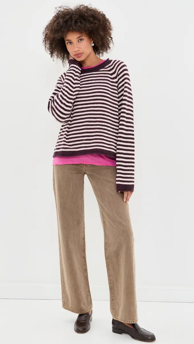 American Vintage Round Neck Long Sleeves Sweater | Thumbnail 5