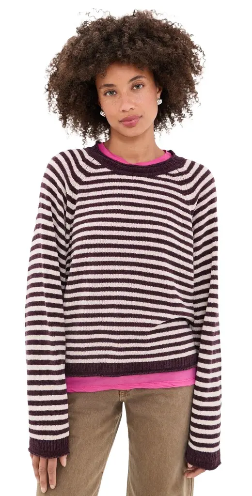 American Vintage Round Neck Long Sleeves Sweater