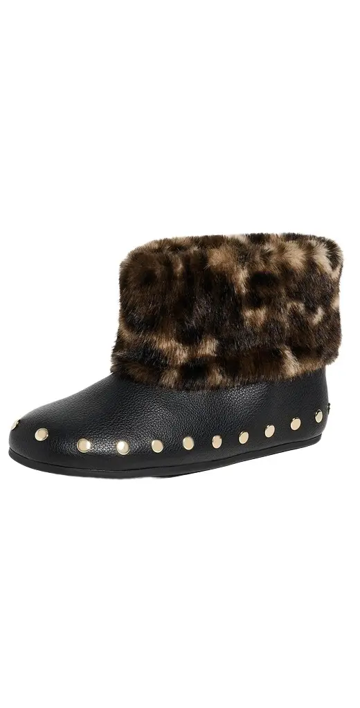Ganni Jenny Low Fur Boots