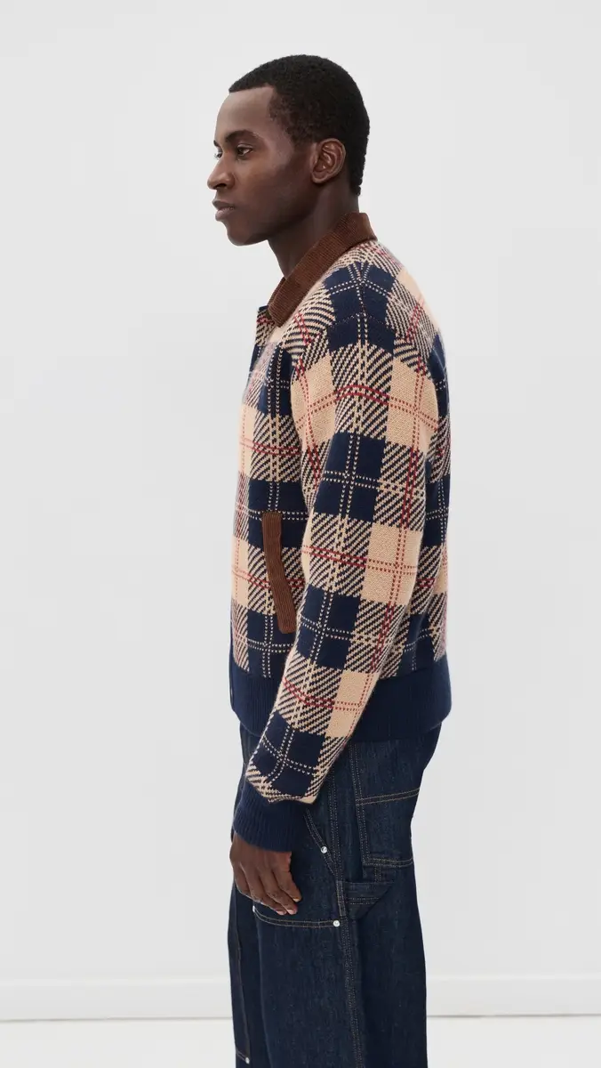 Guest In Residence Tartan Bomber Jacket | Thumbnail 4 Guest In Residence Tartan Bomber Jacket | Thumbnail 4