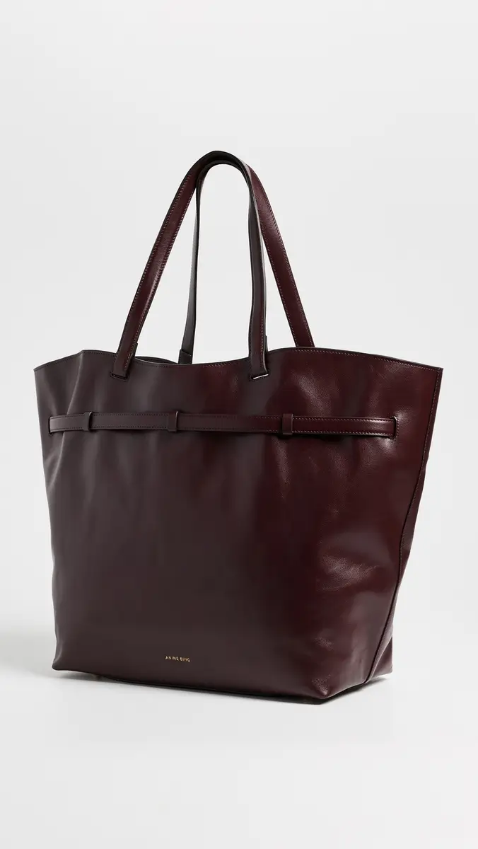 Anine Bing Elly Small Grained Leather Tote | Thumbnail 4 Anine Bing Elly Small Grained Leather Tote | Thumbnail 4