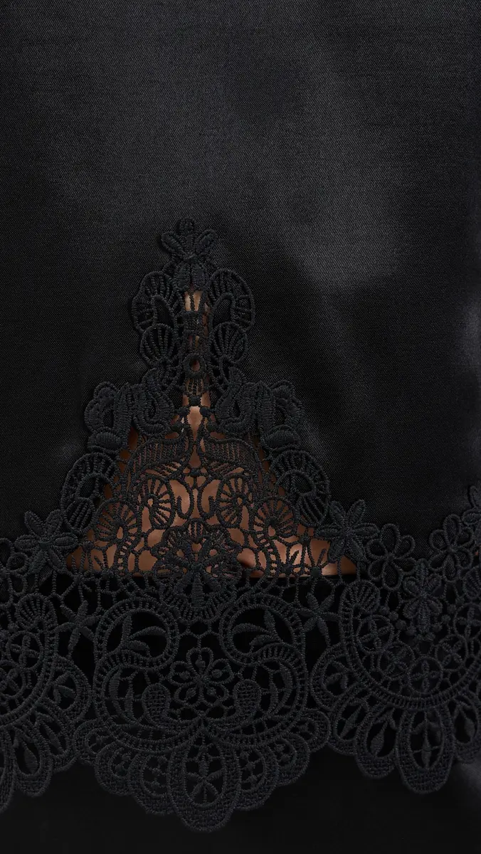 Generation Love Tegan Lace Combo Liquid Satin Top | Thumbnail 6 Generation Love Tegan Lace Combo Liquid Satin Top | Thumbnail 6