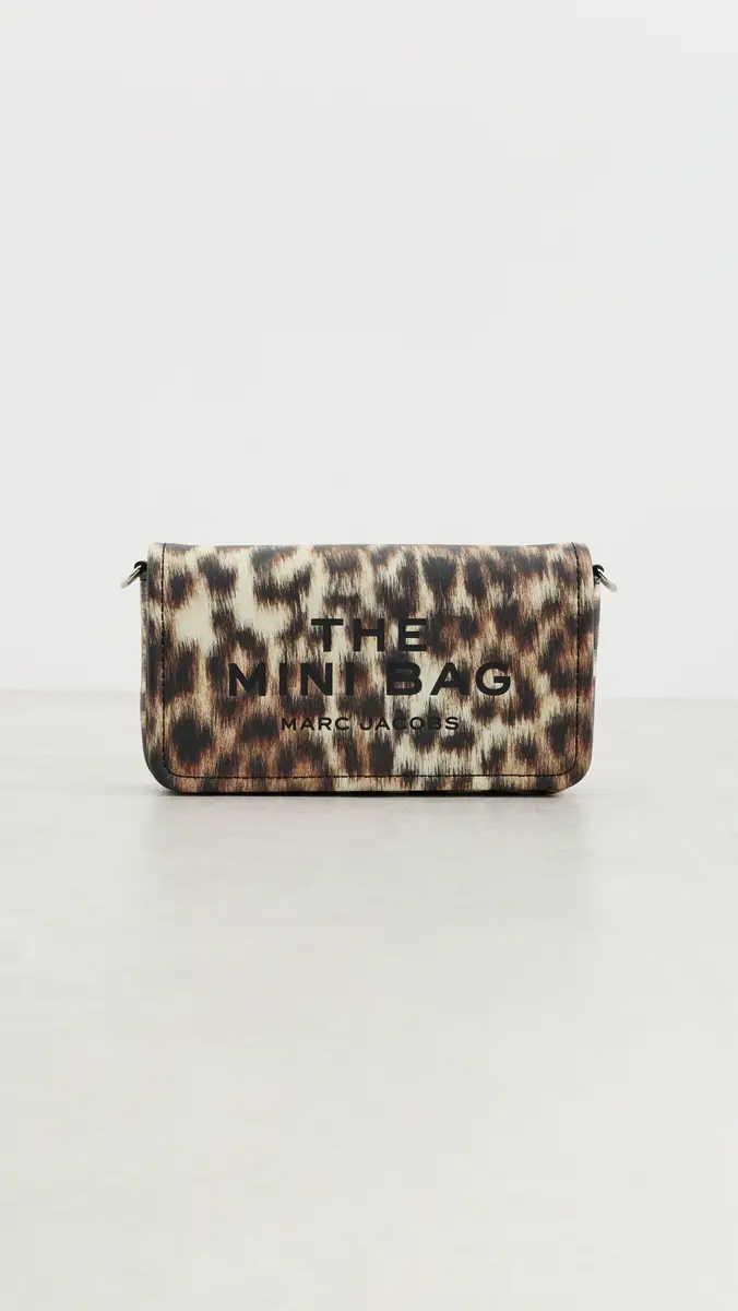 Marc Jacobs Leather Mini Bag In Leopard Brown Multi | Thumbnail 2 Marc Jacobs Leather Mini Bag In Leopard Brown Multi | Thumbnail 2