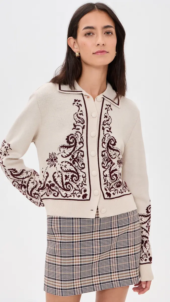 Dress To Jacquard Knit Cardigan | Thumbnail 2 Dress To Jacquard Knit Cardigan | Thumbnail 2